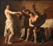 GRAMATICA, Antiveduto Rape of the negro girl oil on canvas